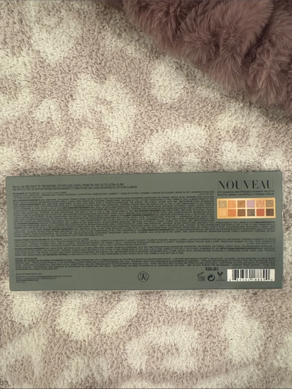 Anastasia beverly hills palette on noveau